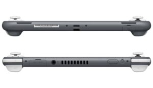 Nintendo Switch Lite Grey Side View