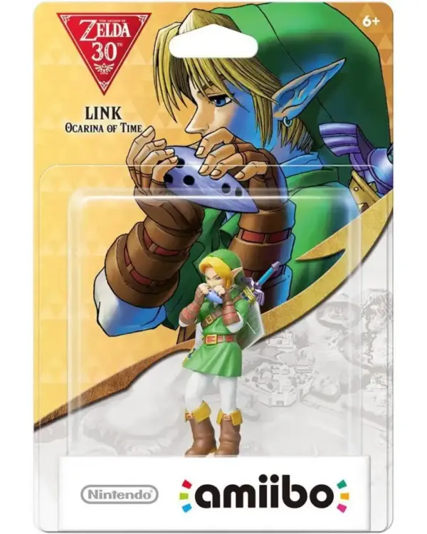 Link Ocarina of Time Nintendo Switch amiibo Box View