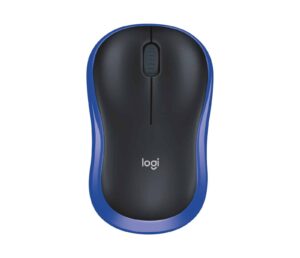 Logitech M185 Wireless Notebook Mouse – Black/Blue