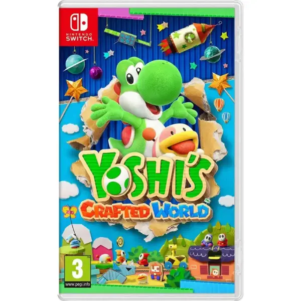 Yoshi's Crafted World Box Art NSW
