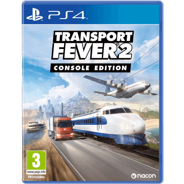 Transport Fever 2 Box Art PS4