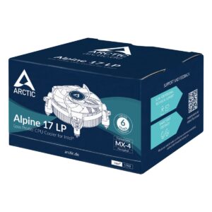 Arctic Alpine 17 LP Low Profile Heatsink & Fan, Intel 1700 Socket CPU Cooler