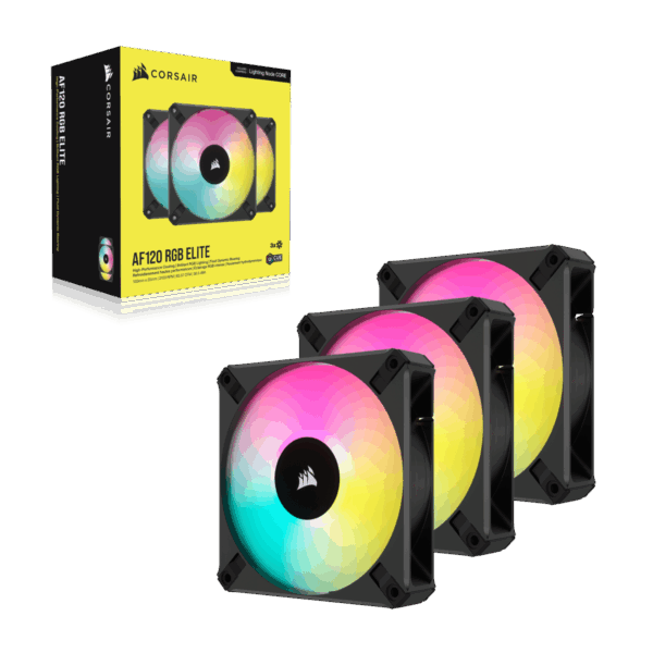 Corsair iCUE AF120 RGB ELITE 120mm PWM Black