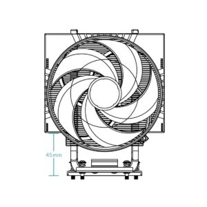 Arctic Freezer 4U SP3 Compact Server CPU Cooler