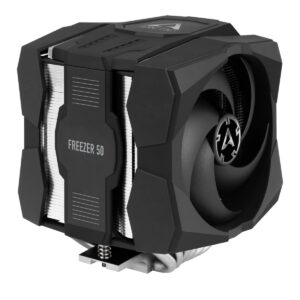 Arctic Freezer 50 Dual Tower ARGB Heatsink & Fan, Intel & AMD Sockets CPU Cooler