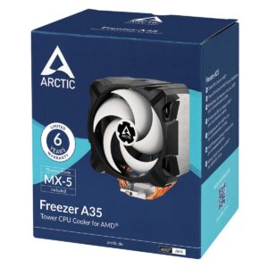 Arctic Freezer A35 Compact Heatsink & Fan, AMD AM4/AM5 CPU Cooler