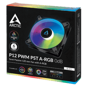 Arctic P12 PWM PST A-RGB 120mm Black