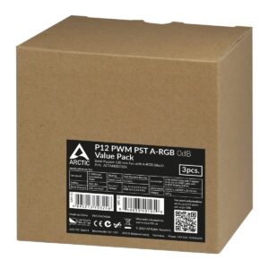 Arctic P12 PWM PST A-RGB 120mm Black