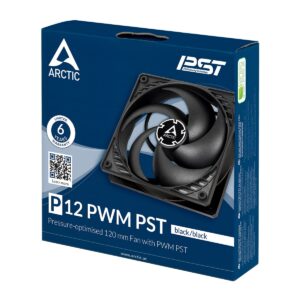 Arctic P12 PWM PST 120mm Black