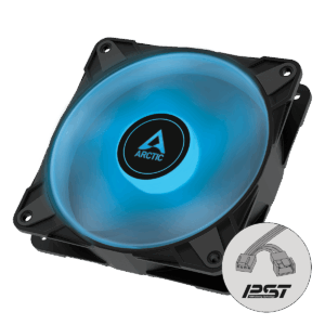 Arctic P12 PWM PST RGB 120mm Black