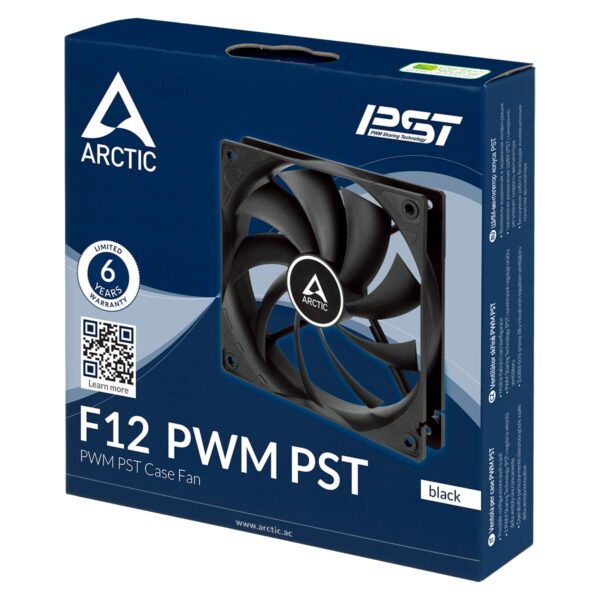 Arctic F12 PWM PST 120mm Black