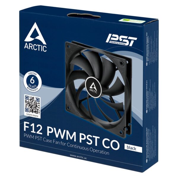 Arctic F12 PWM PST CO 120mm Black