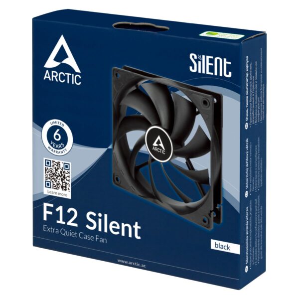 Arctic F12 Silent 120mm Black