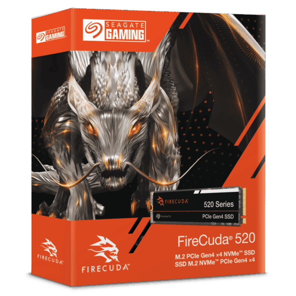 Seagate FireCuda 520 2TB M.2 PCIe Gen 4 NVMe SSD