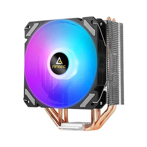Antec A400i Neon Lighting Heatsink & Fan, Intel & AMD Sockets CPU Cooler