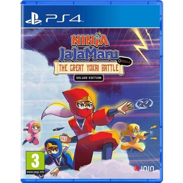 Ninja JaJaMaru: The Great Yokai Battle + Hell – Deluxe Edition Box Art PS4