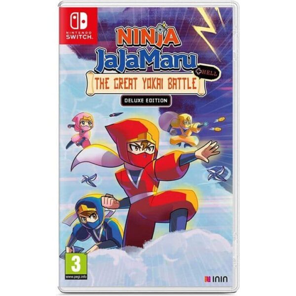Ninja JaJaMaru: The Great Yokai Battle + Hell – Deluxe Edition Box Art NSW