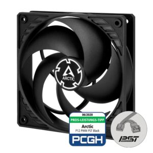 Arctic P12 PWM PST 120mm Black