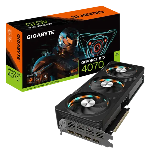 Gigabyte NVIDIA GeForce RTX 4070 GAMING OC 12G GDDR6X Graphics Card