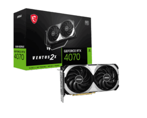 MSI NVIDIA GeForce RTX 4070 VENTUS 2X OC 12G GDDR6X Graphics Card