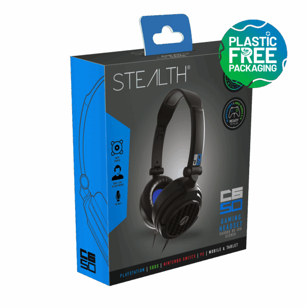 Stealth C6-50 Gaming Headset – Blue