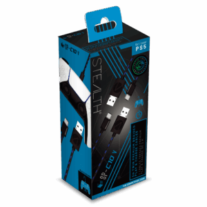Stealth SP-C10V Twin Play & Charge Cables for PS5 Controllers