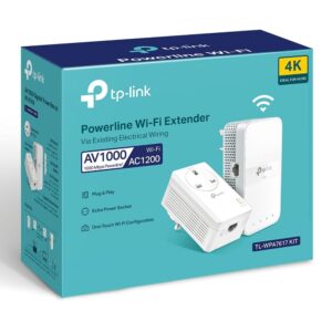 TP-LINK TL-WPA7617 KIT AV1000 Gigabit Passthrough Powerline ac Wi-Fi Kit