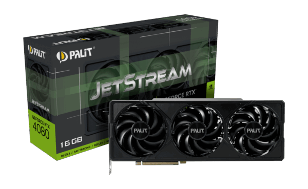 Palit NVIDIA GeForce RTX 4080 JetStream 16GB GDDR6X Graphics Card