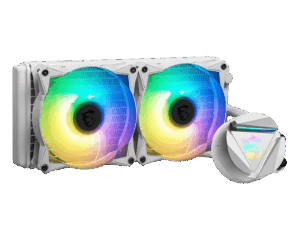 MSI MAG CORELIQUID 240R V2 White 240mm ARGB All-In-One Liquid CPU Cooler
