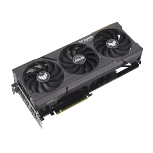 Asus TUF GAMING RTX4060 Ti OC Angled Flat View