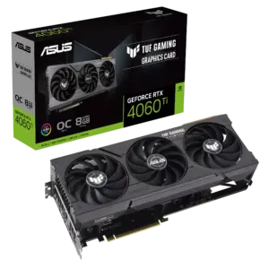 Asus TUF GAMING NVIDIA GeForce RTX 4060 Ti OC 8GB GDDR6 Graphics Card