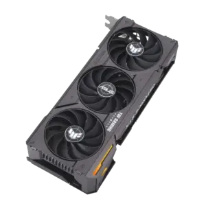 Asus TUF GAMING RTX4060 Ti OC Angled Flat Fan View
