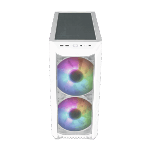 Cooler Master HAF 500 White Top View