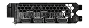 Palit NVIDIA Geforce RTX 4060 StormX I/O Panel View