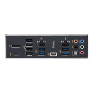 Asus ProArt B760-Creator I/O Panel View