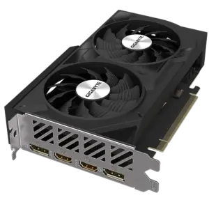 Gigabyte NVIDIA GeForce RTX 4060 WINDFORCE OC Top Flat View