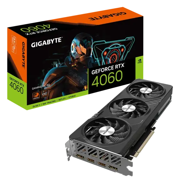 Gigabyte NVIDIA GeForce RTX 4060 GAMING OC 8GB Box View