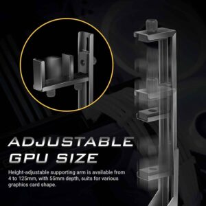 Antec Black Graphics Card Holder Adjustable Size
