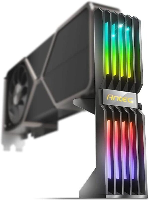 Antec ARGB Graphics Card Holder Front View