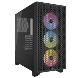Corsair 3000D RGB Airflow Black Front View