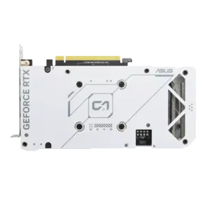ASUS Dual NVIDIA GeForce RTX 4060 Ti White OC Edition Backplate View