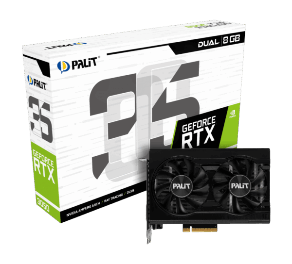 Palit NVIDIA GeForce RTX 3050 Dual V2 Box View