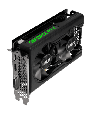 Palit NVIDIA GeForce RTX 3050 Dual V2 Angled View