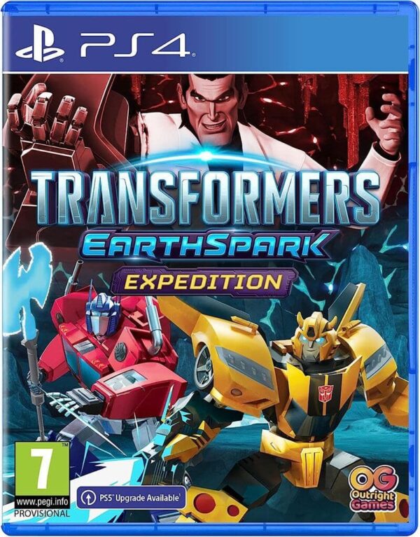 Transformers: Earth Spark Expedition PS4 Box View