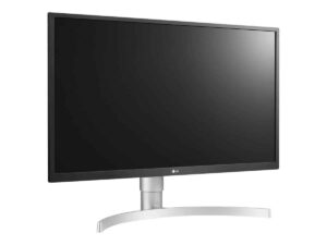 LG 27UL550P-W Angled View