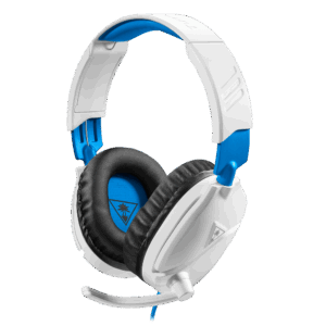 Turtle Beach Recon 70 White & Blue Angled View