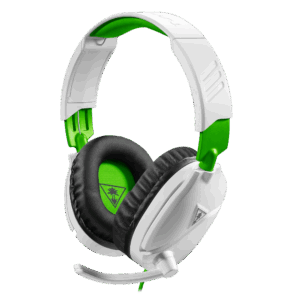 Turtle Beach Recon 70 White & Green Angled View