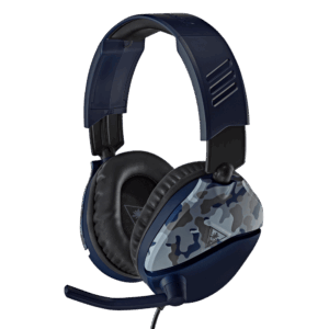 Turtle Beach Recon 70 Blue Camo Front Angled View
