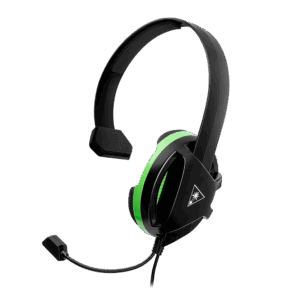 Turtle Beach Recon Chat Black & Green Angled View