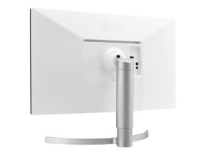 LG 27UL550P-W Back Angled View